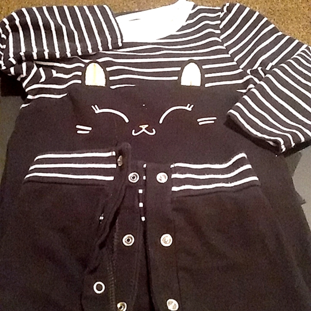 Kitten long sleeve pantsuit